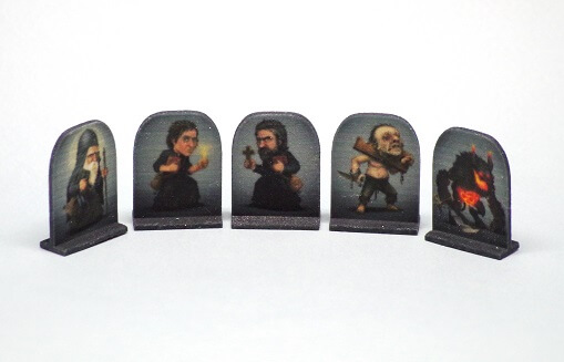 Игровые фишки - печать на 3Д-принтере из полноцветного гипса Игровые фишки – печать на 3D-принтере