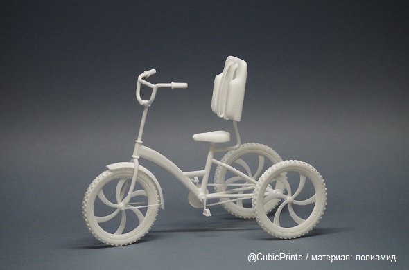 3Д печать из полиамида, велосипед