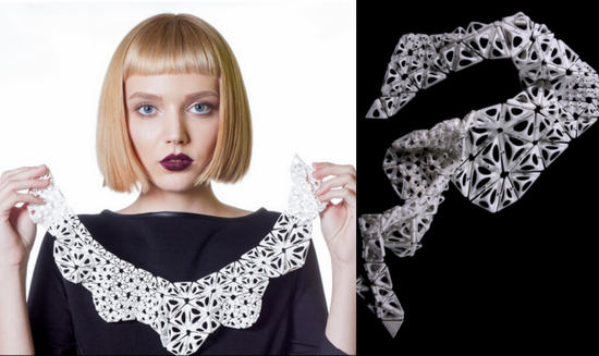 Напечатанное на 3д-принтере ожерелье