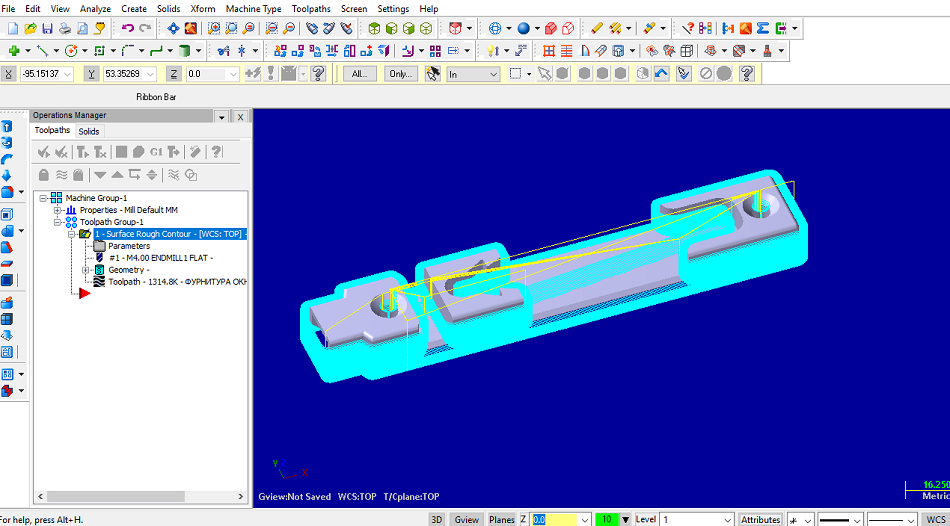 3D-модель для фрезеровки