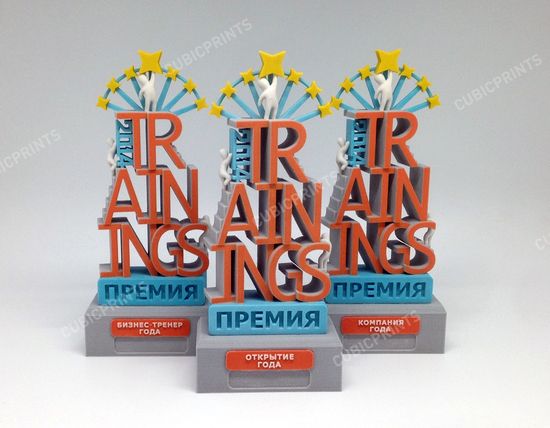 Премия Trainings 2014, 3D-печать из гипса