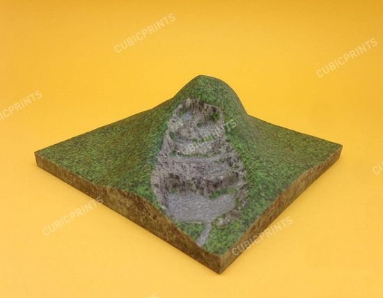 3Д печать макета из полноцветного гипса