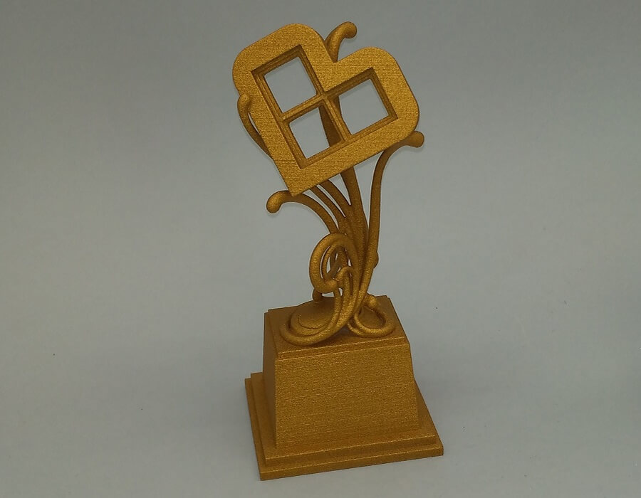 Статуэтка премии, 3Д печать на заказ, постобработка