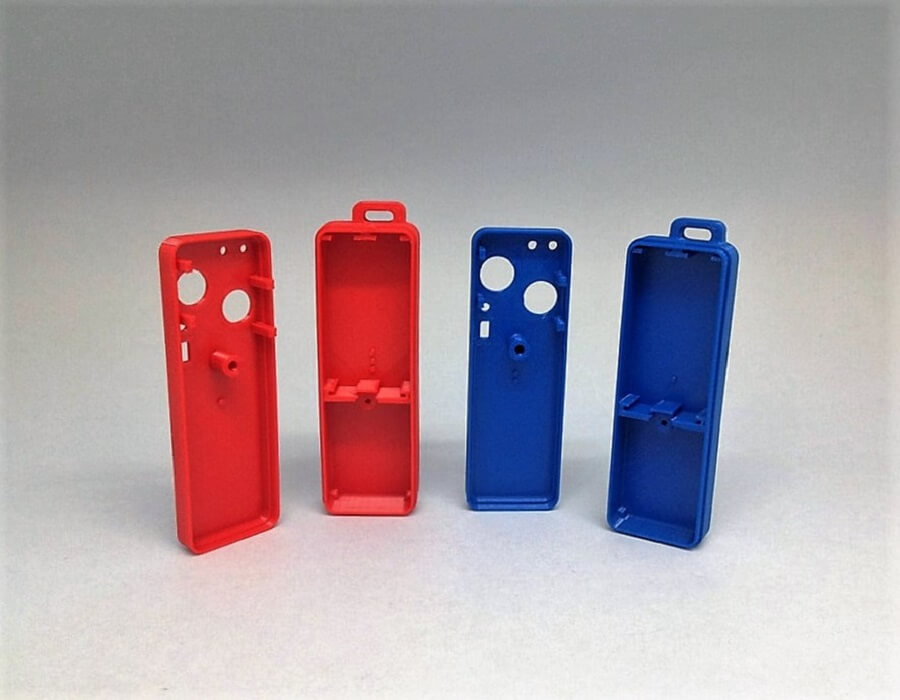 Опытные образцы корпусов в разных цветах