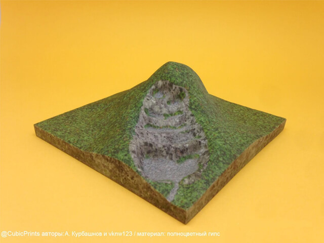 Архитектурный макет из гипса